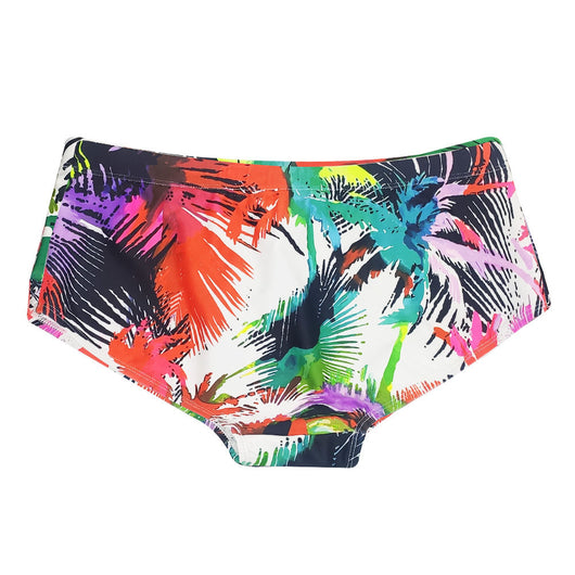 Shorts de Baño Hombre Estampado Tropical Coco con Salpicaduras de Color - Image 14