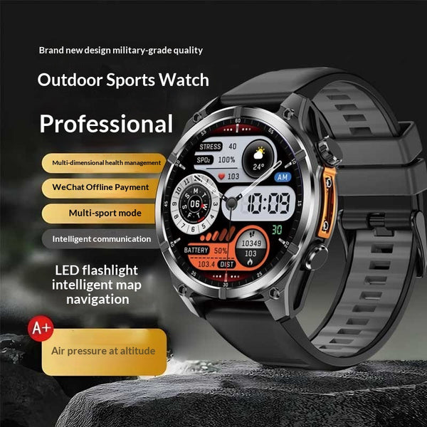 Smartwatch Deportivo con Lámpara Integrada para Running y Senderismo
