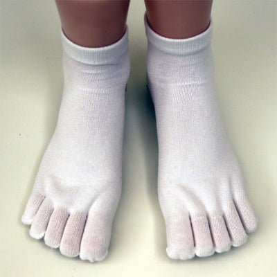 Calcetines Deportivos de Algodón con Dedos Separados Antideslizantes - Image 7