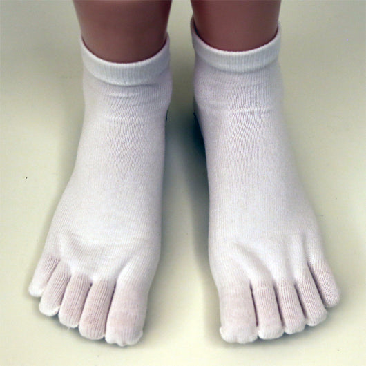 Calcetines Deportivos de Algodón con Dedos Separados Antideslizantes - Image 7