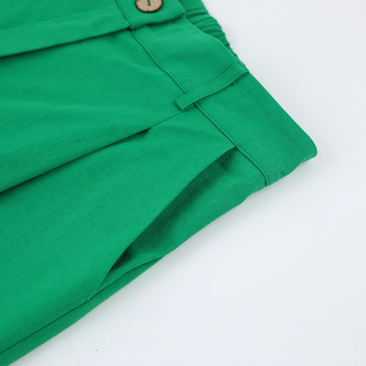 Traje Casual de Algodón y Lino: Chaleco y Pantalón - Image 9
