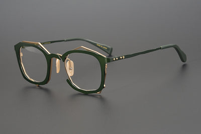 Lentes de Marco Irregular Artesanal con Opción de Graduación - Image 14
