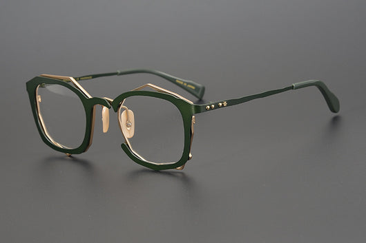 Lentes de Marco Irregular Artesanal con Opción de Graduación - Image 14