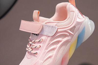 Zapatillas Deportivas Infantiles Mesh Blancas - Image 19