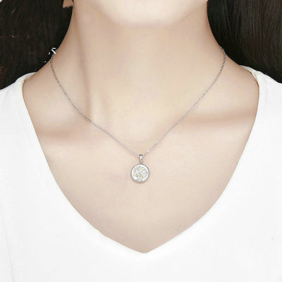 Collar de Plata Esterlina con Baño de Oro - Diseño Ovalado para Mujer - Image 4