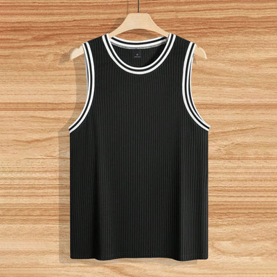 Chaleco Deportivo Ajustado con Rayas Verticales Tejidas - Image 25