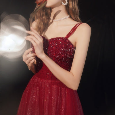 Vestido Rojo de Ceremonia para Niña - Diseño Elegante - Image 11