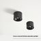 Warm Light 3000K 7 W All Black 75 X 55 mm