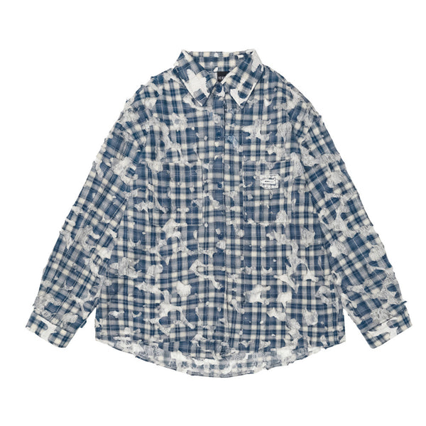 Camisa de Cuadros Manga Larga para Hombre - Estilo Versátil