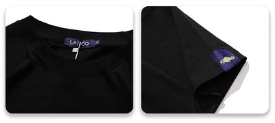 Camiseta Holgada Estampado Periódico - Estilo Urbano Tendencia - Image 11