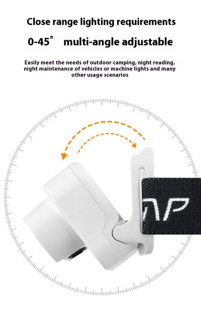 Linterna LED Frontal con Sensor de Luz y Carga Recargable - Image 14