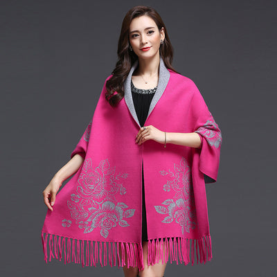 Cardigan Tejido Holgado con Borlas y Forro Grueso de Cachemira - Image 10