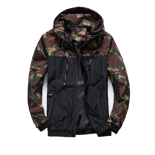 Chaqueta Táctica Camuflaje con Capucha para Hombre - Image 9