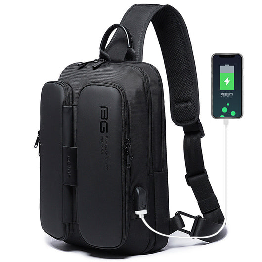 Bolso Bandolera Coreano para Hombre de Un Hombro - Image 8