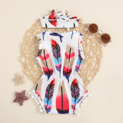 Ropa de Bebé con Estampados de Escamas, Fresas y Plumas - Image 12