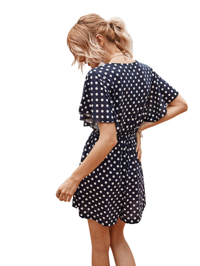 Jumpsuit Casual con Lunares en la Cintura - Image 16