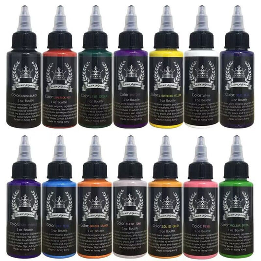 Set de Pigmentos para Práctica de Tatuajes