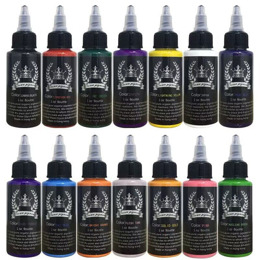 Set de Pigmentos para Práctica de Tatuajes