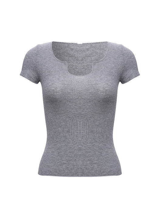 Blusa Deportiva Slim Fit de Manga Corta para Yoga y Tiempo Libre - Image 13