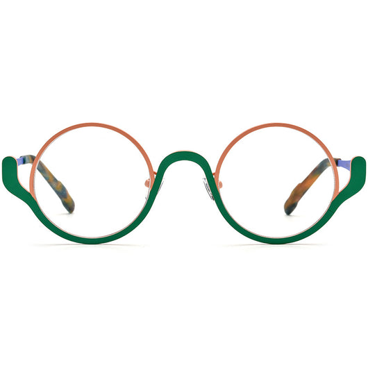 Lentes Redondos de Titanio Ultraligero en Colores Vibrantes - Image 4