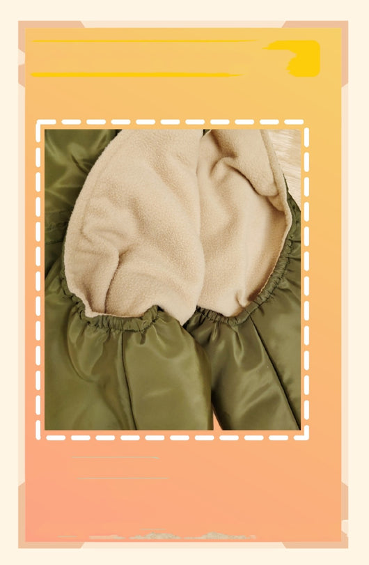 Abrigo Acolchado de Algodón Grueso para Invierno - Cuatro Capas - Image 6
