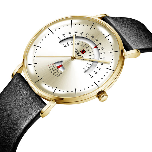 Reloj de Hombre Lujo Malla Acero Inoxidable Resistente al Agua con Calendario - Image 5
