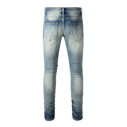 Jeans Rotos con Parches de Color Estilo Retro - Image 16