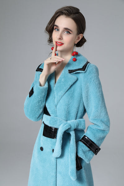 Blazer Slim Fit para Mujer con Cinturón y Cuello Estructurado - Image 20
