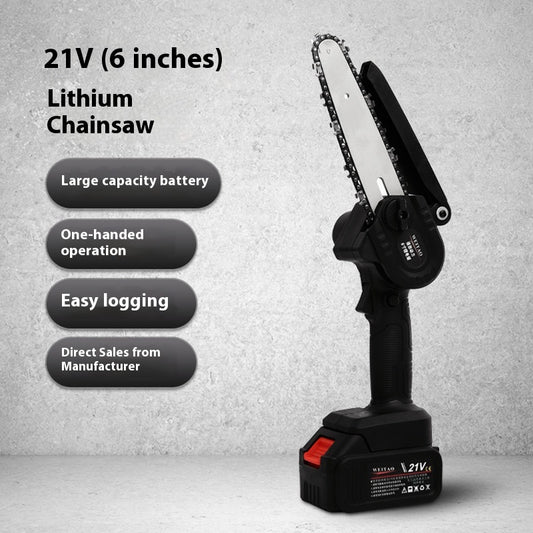 Motosierra Inalámbrica Compacta de 4 Pulgadas - Diseño de Una Mano