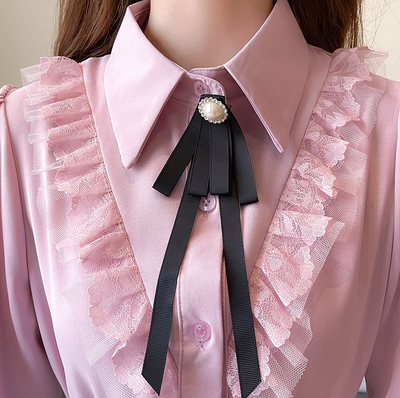 Conjunto Elegante: Blusa Chiffon Temperamento + Pantalón Palazzo Detalles Metalizados - Image 8