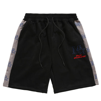 Shorts Deportivos Hombre Estrella Bordada Estilo Hip-hop Sueltos - Image 2