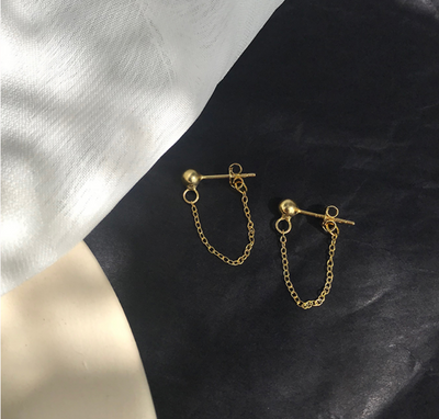 Aretes de Línea Femenina en Plata 925 - Image 7