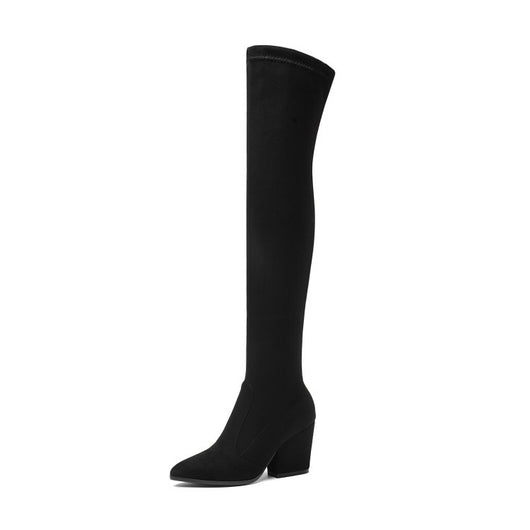 Botas de Invierno con Tacón Grueso y Caña Alta - Image 6
