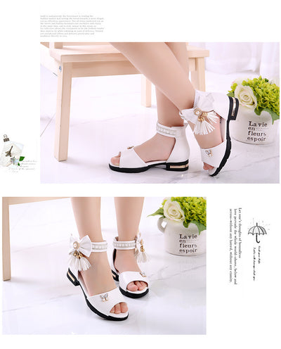Sandalias Infantiles con Moño - Suela Suave y Flexible - Image 12