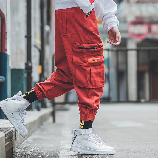 Pantalones Harlem Sueltos Estilo Hong Kong con Correas en los Pies - Image 6