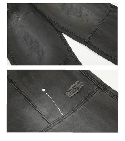 Jeans Desgastados con Costuras de Diseño - Image 8