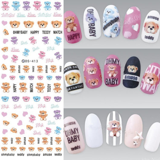 Kit Completo de Adhesivo para Uñas con Herramientas de Joyería y Stickers de Letras - Image 6