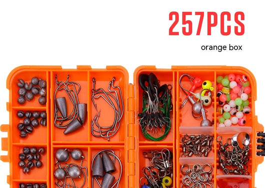 Kit Completo de 257 Accesorios para Pesca - Anzuelos, Señuelos y Equipos Texas - Image 15