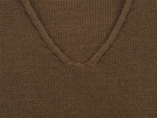Chaleco Suelto Cuello V Estilo Francés Mujer - Colores Sólidos - Image 11