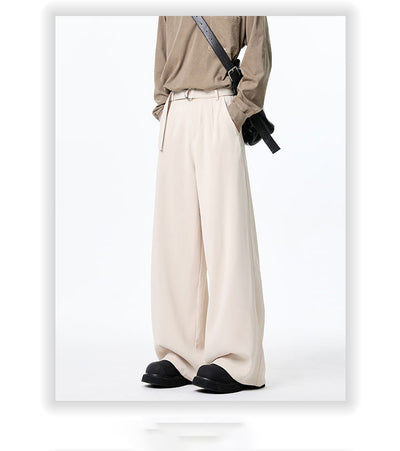 Pantalones Holgados de Pierna Recta con Drapeado Elegante - Image 17