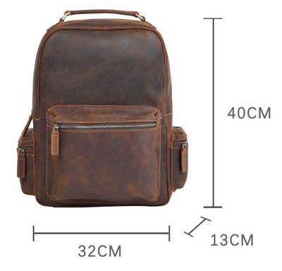 Mochila Escolar Artesanal de Gran Capacidad con Compartimento para Laptop - Image 6