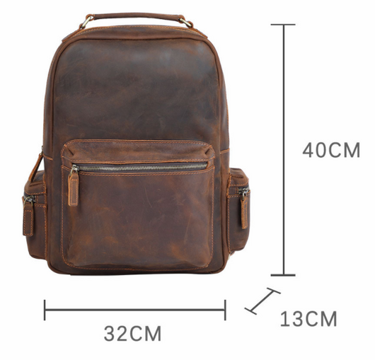 Mochila Escolar Artesanal de Gran Capacidad con Compartimento para Laptop - Image 6