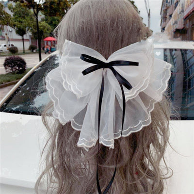 Pasador Lolita Japonés con Lazo - Clip para Cola de Caballo Elegante - Image 10