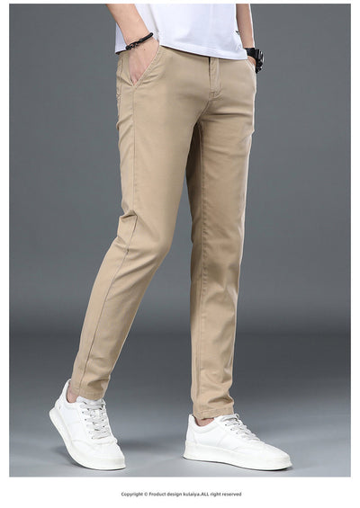 Pantalones de Vestir Elásticos Slim Fit con Cintura Ajustable - Image 23