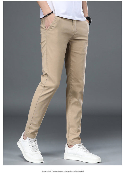 Pantalones de Vestir Elásticos Slim Fit con Cintura Ajustable - Image 23