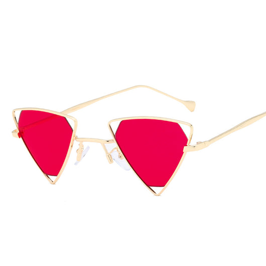 Gafas de Sol Triangulares Metálicas Caladas - Image 6