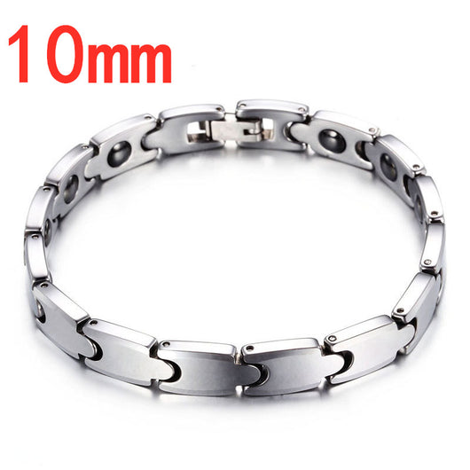 Pulsera Magnética de Acero Tungsteno para Hombre - Image 9