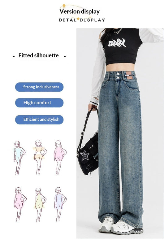 Jeans Anchos Forro Polar Térmico Efecto Adelgazante para Mujer - Image 21