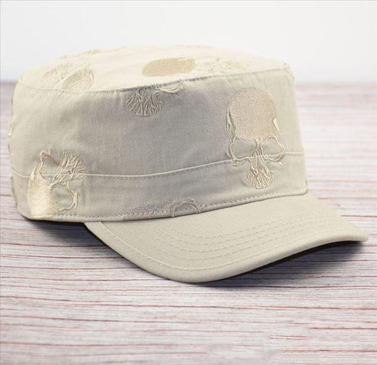Gorra Plana Vintage con Bordado para Hombre - Image 4