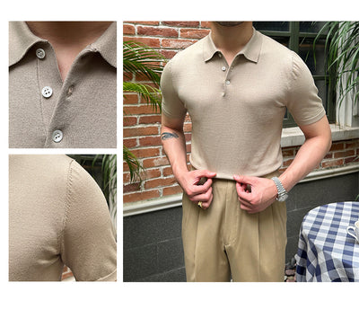 Polo Ejecutivo Manga Corta Color Sólido - Image 27